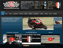 Tablet Screenshot of afmracing.org